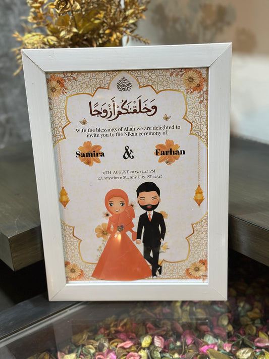 CUSTOMIZE NIKKAH FRAME