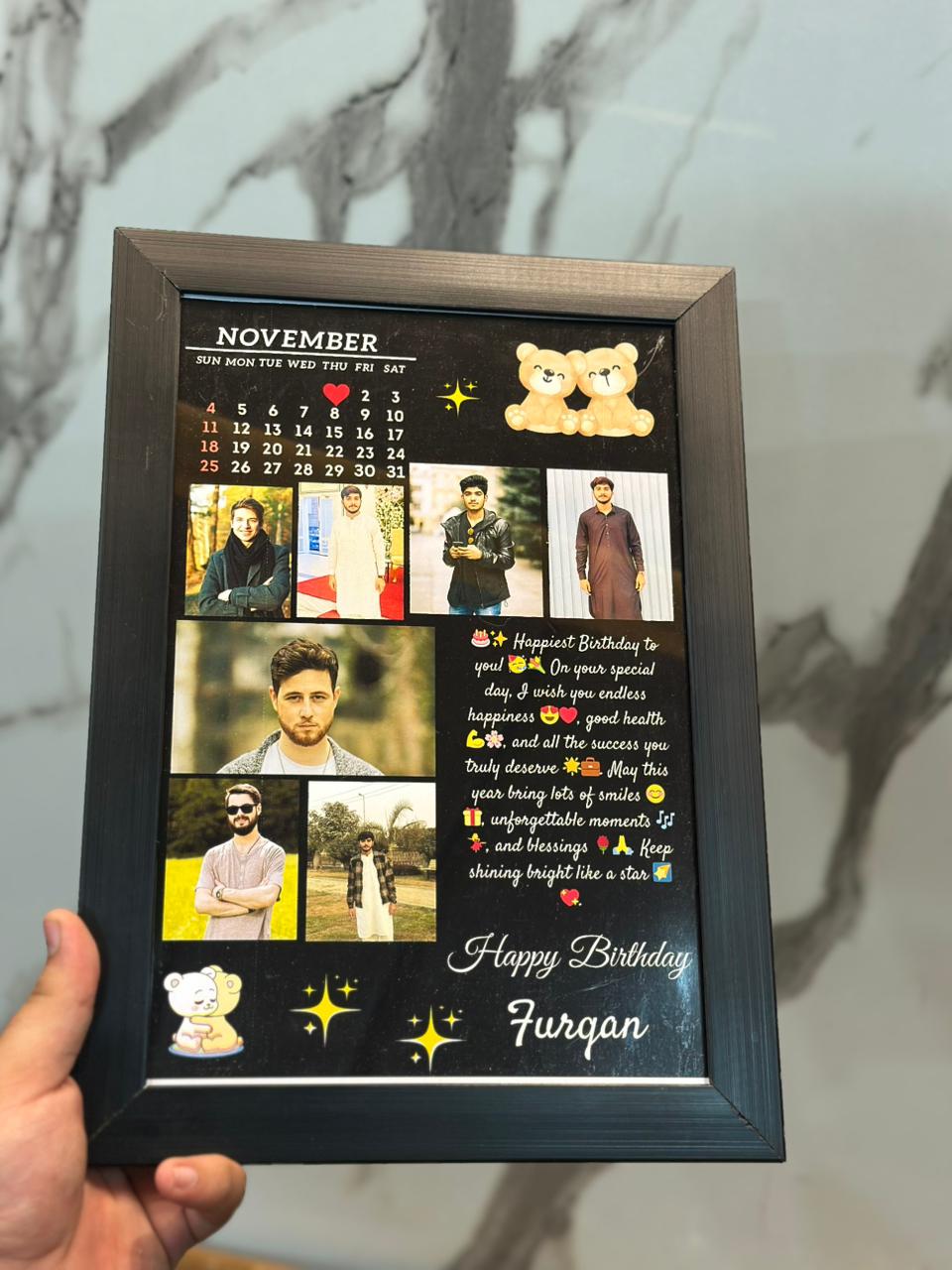 Customized Birthday Frame β Special Memories Collections