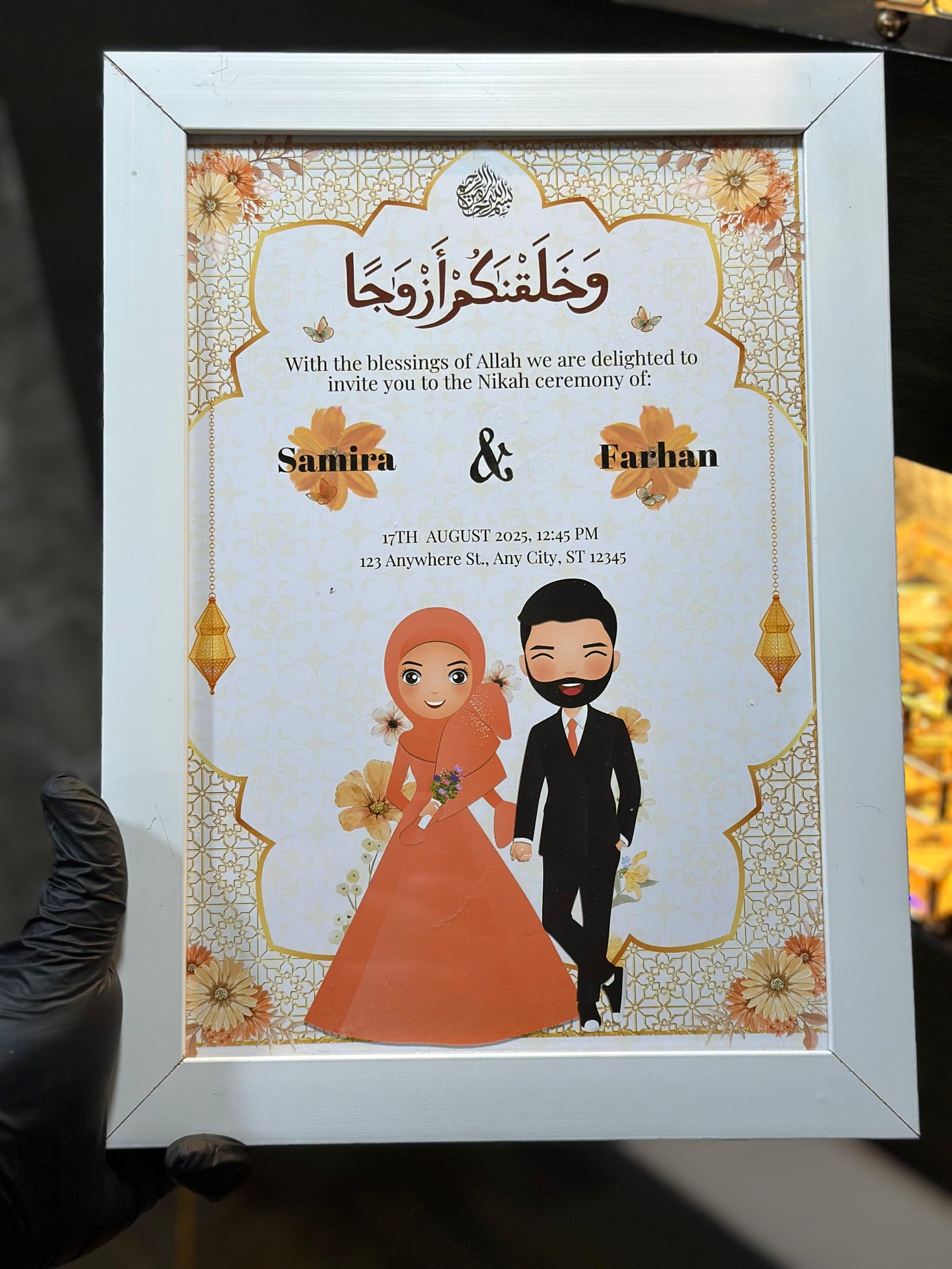 CUSTOMIZE NIKKAH FRAME