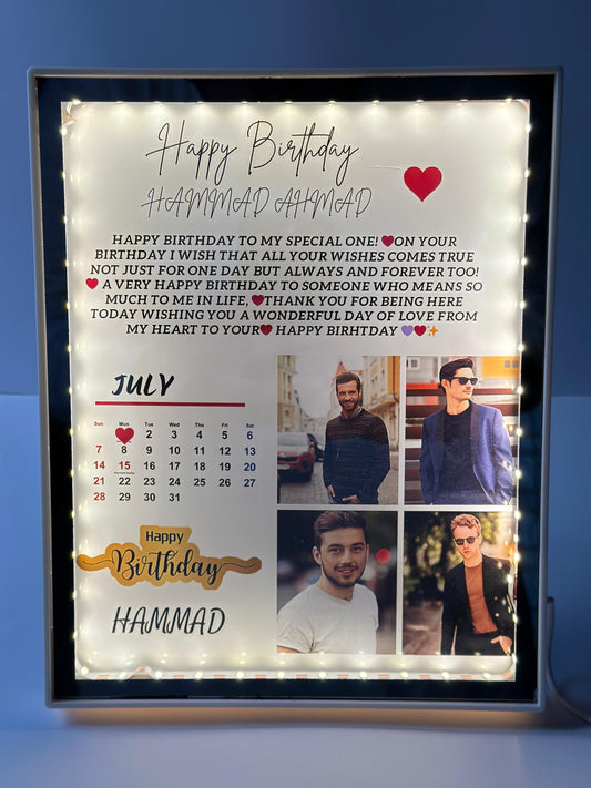 CUSTOMIZE LED PHOTO FRAME