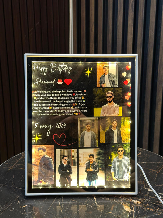 Customize Led Frame Birtdhay