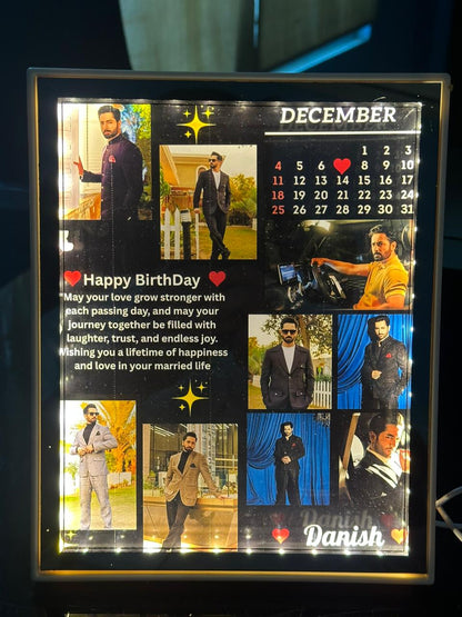Customize Led Birthday Photo Frame