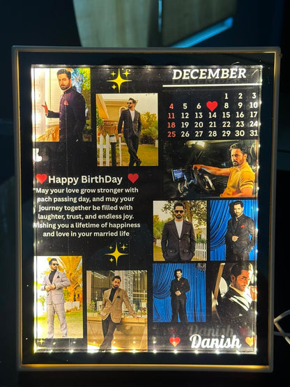 Customize Led Birthday Photo Frame